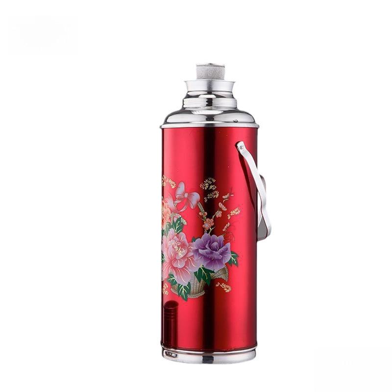 Retro Large-Capacity Portable Thermos Kettle for Home and Dormitory