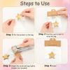 50Pcs Christmas Jewelry Display Kit, Christmas Cards for Bracelet Earring Keychain, Small Business Craf
