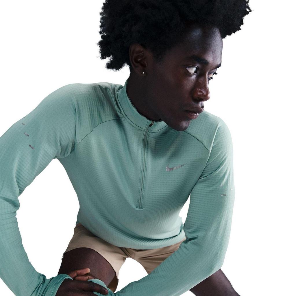 Nike Mens Quarter Zip Running Base Layer Top