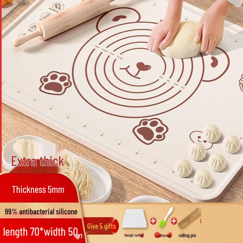 Thickened Silicone Kneading Mat Set