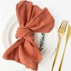 50pcs Handmade Gauze Napkins 30X30cm Cotton Cloth Napkins Fabric Serviette Gauze Table Towels for Wedding Party Baby Shower Set