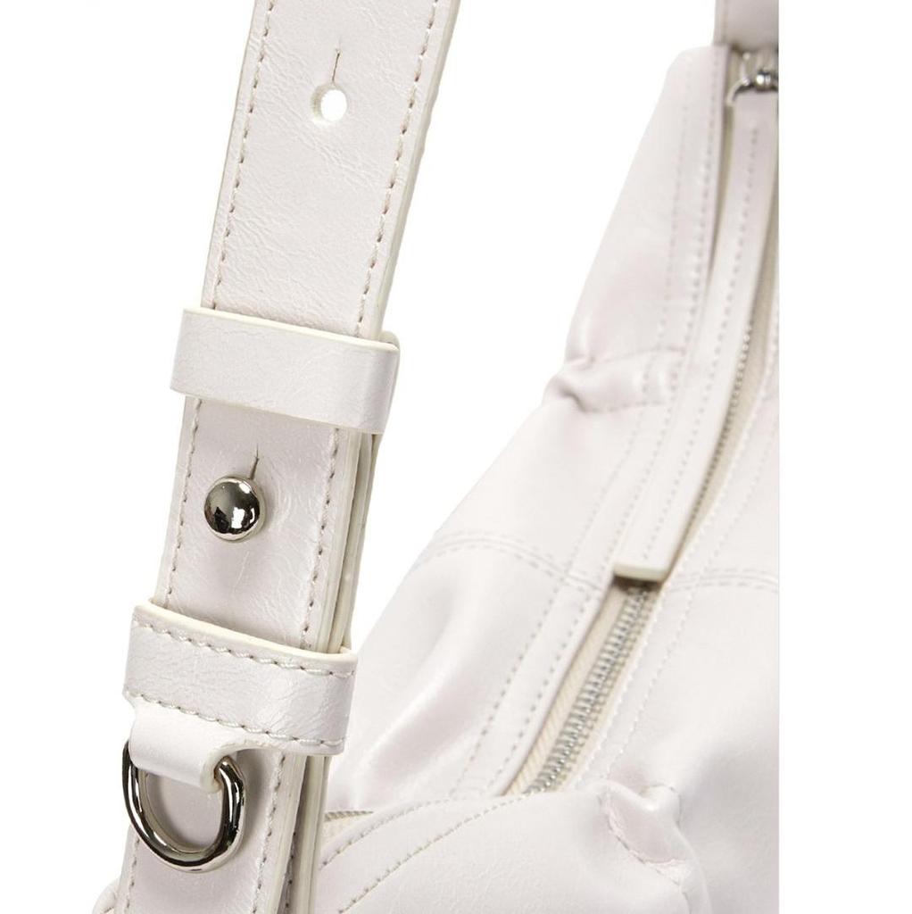 Matin Kim HALF SHIRRING RIBBON ROUND BAG - 6 Colors
