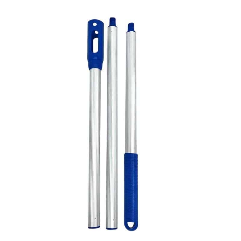 Quick Assembly Heavy Duty Aluminum Telescoping Pool Leaf Net Poles 3 Section 4 Section Adjustable Cleaning Tool Nonslip Handle