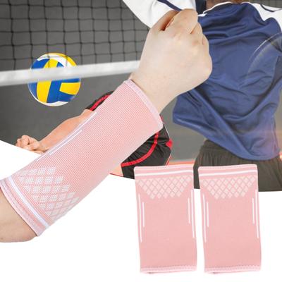 1 Paar Volleybal Armbeschermer Mouwen Zweetabsorberende Ademende Zachte Nylon Mouwen Onder Druk Buitensporten Armbescherming Sportaccessoires