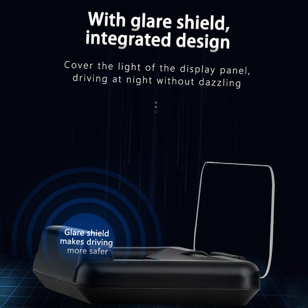 Car Head up display, Head Up Display High Definition Speedometer Car Diagnostic Tool OBD  Fault Code Elimination Safe
