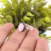 Rare Rose Chalcedony Gemstone 925 Sterling Silver Jewelry Handmade Ring For Gift RR-9-15