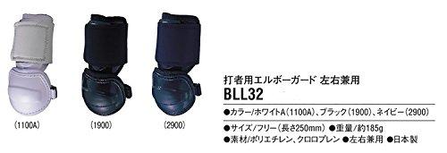 ZETT Baseball Batting Elbow Guard (Ambient/Right) BLL32 White A