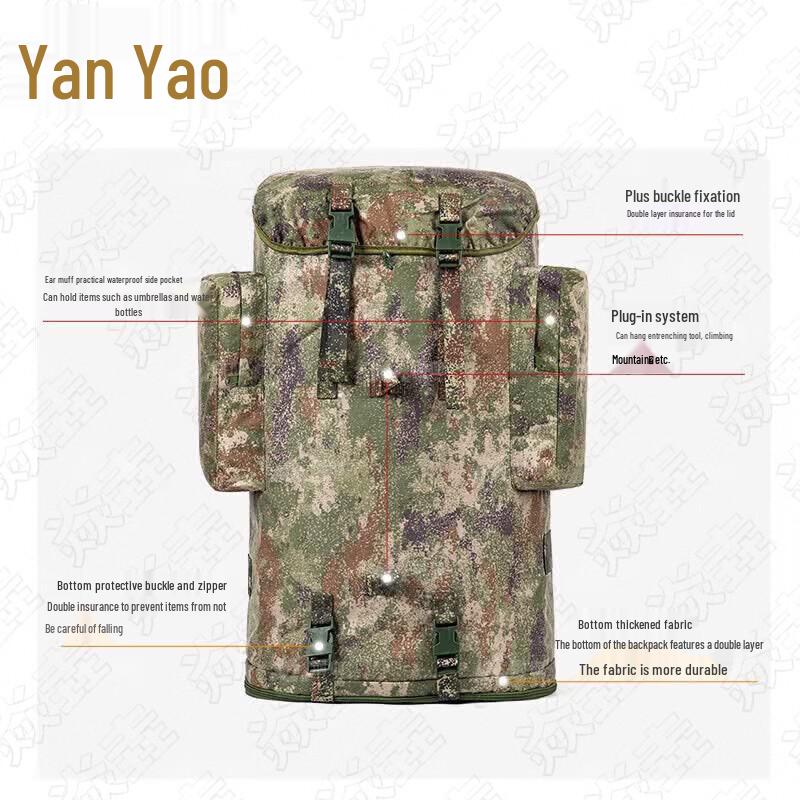 Yan Zhuang Large Capacity Outdoor Camouflage Backpacks