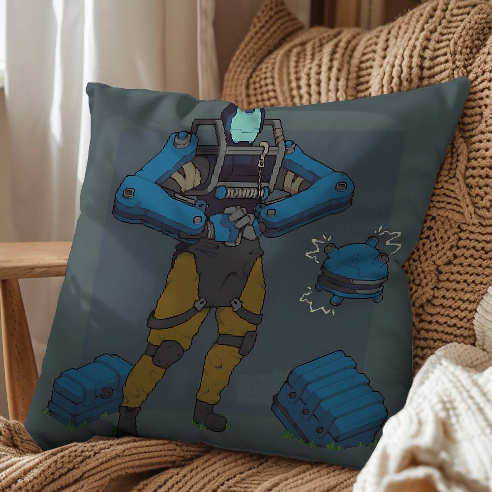 Loader game Risk of Rain Cushion Cover Suitable For Sofa Car Bedroom Office Cushions Decorative Pillow Case