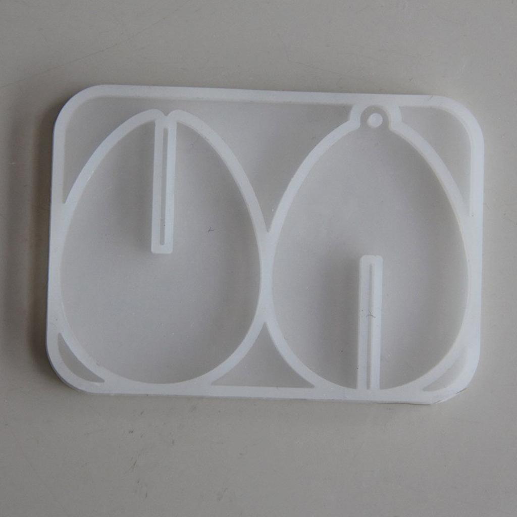 Reusable Silicone Mold Eggs Pattern Hand-Making Supplies Intricate Egg Pendant Moulds for Plaster House Decorations