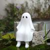 Garden Ghost Statue Ornament, Resin Outdoor Courtyard Bonsai Decoration Landscape, Halloween Gift