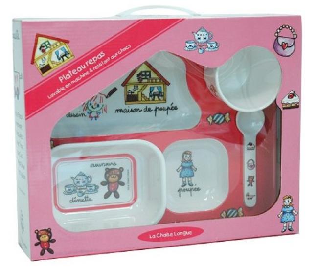 

Шезлонг НАБОР ИЗ 4 ПРЕДМЕТОВ ДЛЯ ДЕВОЧКИ(красный)