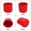 uxcell Bag Organizer Insert, Portable Felt Storage Pouch, Round Multi-Pocket Shaper for Bucket Bags, Dome Satchels, Totes, and Handbags (15cm x 15cm,