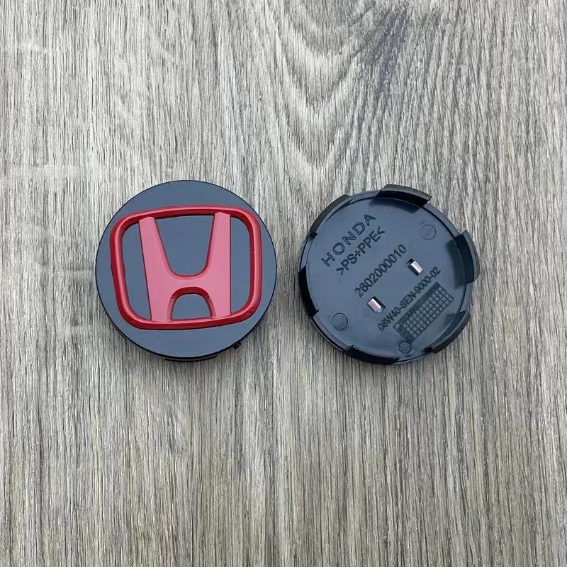 

4pcs 58mm Car Wheel Center Hub Center Cap Rim Hub Dustproof Cover Emblemem For Honda Civic CRV Accord Fit Odysse Auto Accessorie