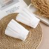 1 Pair Detachable Lace Cuff Sleeves Gauze Elastic Sleeve Cuffs Wrist Lace Cuffs White Sleeves Cuffs Women Blouse Wrist Warmers