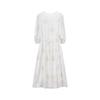 French temperament mulberry silk floral dress female summer 2026 new white fairy dress light luxury young high sense