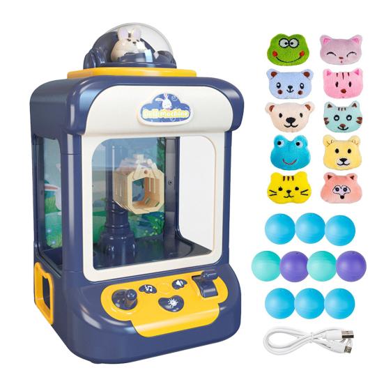 Mini Macchina A Pinza Pixel Art Coniglio Per Bambini 3+ - Con Peluche E Capsule, Giocattolo Caramelle