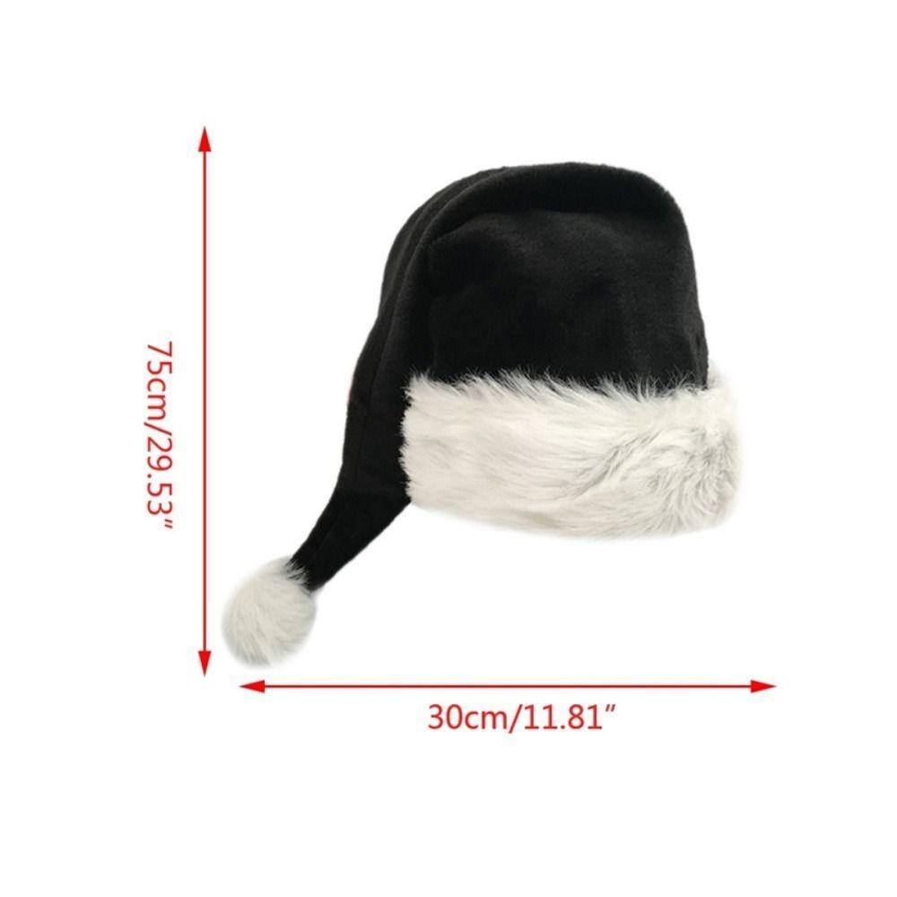 New Holiday Christmas Hat Soft Unisex Red Hat New Year Winter Santa Hat Christmas Xmas