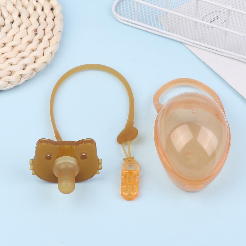 

Силиконовая пустышка Детская пустышка Соска Пустышка для новорожденных Младенческая Круглая соска Соска-пустышка Игрушки для прорезывания зубов С контейнером для хранения A8