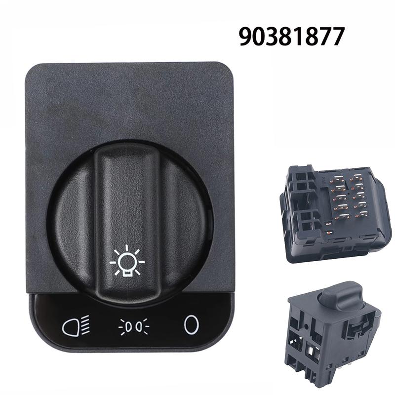 90381877 1241319 Car Headlight Fog Light Lamp Control Switch For Chevrolet For Opel Interior Parts Accessories ABS Plastic