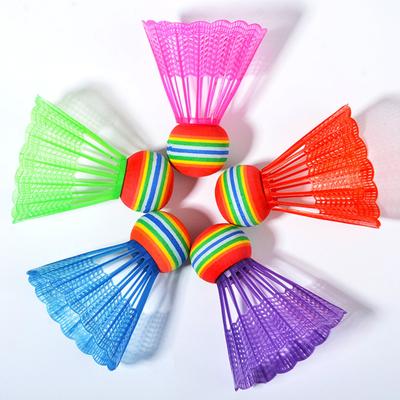 10 Pièces Volant d'Entraînement Haute Résistance Rebond Continu EVA Bonne Tenacité Volant de Badminton Accessoires de Sport