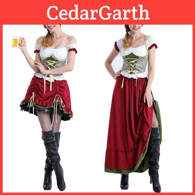 Zeitloser Charmian Damen Biergartenmädchen Oktoberfest Kostüm Mit Qualität Gefertigt