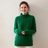 Women's Cashmere High Neck Sweater 2025: New Winter Style, Gentle Loose Fit, Slimming Thick Base Layer.