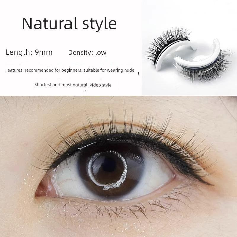 Wimpern sind selbstklebend, wiederverwendbar, klebstofffrei und benötigen keine magnetische Befestigung. Faulen Eyelashes sind natürlich dicht und realistisch