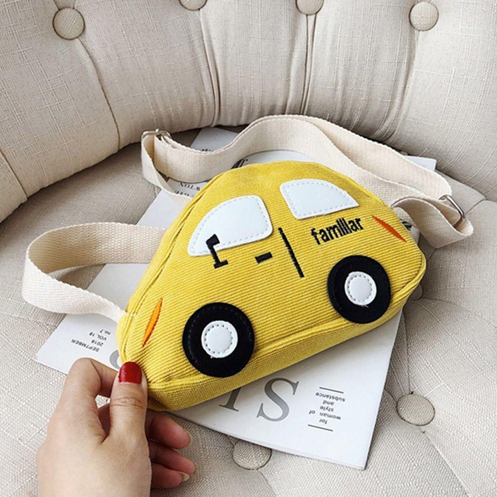 Kids 3D Diagonal Shoulder Bag Cartoon Car Bag Crossbody Bag School Bags Backpacks