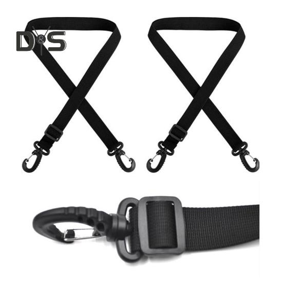 Jiaoshou Pan Lot De 4 Laisses Pour Gants De Ski – élastiques, Réglables, Nylon-polyester, Anti-perte, Noir, Pour Ski Et Snowboard
