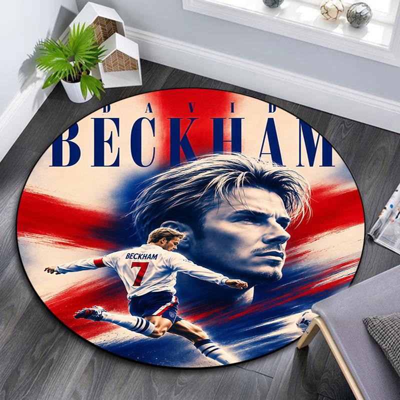 Becks pattern round rug,Carpet Rug for Living Room Bedroom Playroom ,Non-slip Floor Mat,Holiday Gifts and Birthday Gifts.