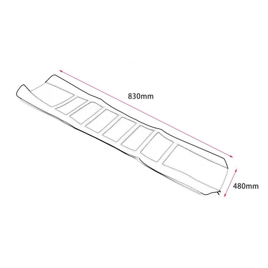 Housse de selle de moto universelle souple à nervures en caoutchouc pour moto tout-terrain Suzuki