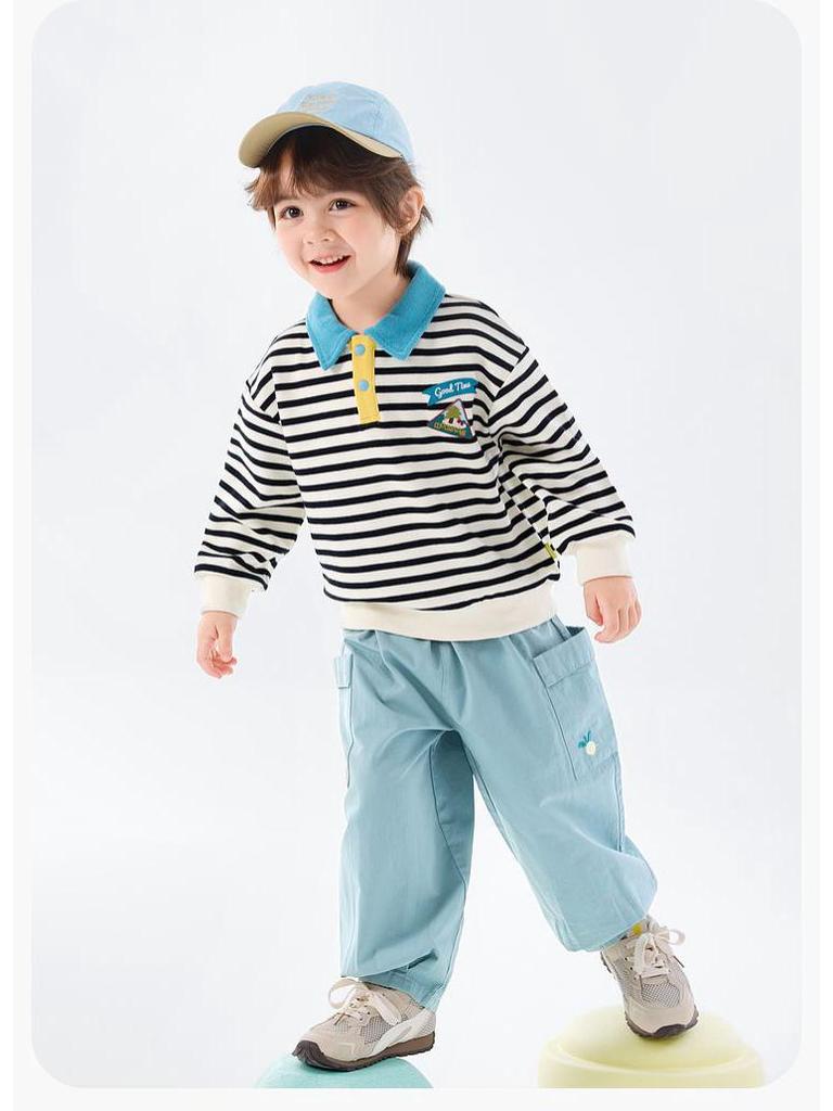 Dudu Home Stylischer Frühjahrs-Hoodie für Kinder - Langarm für Jungen & Modische Oberteile für Mädchen, Trendige Kindermode