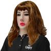 Long Hair Beautiful Woman Funny Character Hood Masquerade Live Face Mask Halloween Party Spoof Props