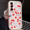 Cartoon Cherry Fruits Case For Samsung S26 S25 Ultra S24 S23 Plus S22 S21 FE A54 A15 A25 A35 A55 A16 A26 A36 A56 A17 A27 A37 A57 5G Shockproof Cover