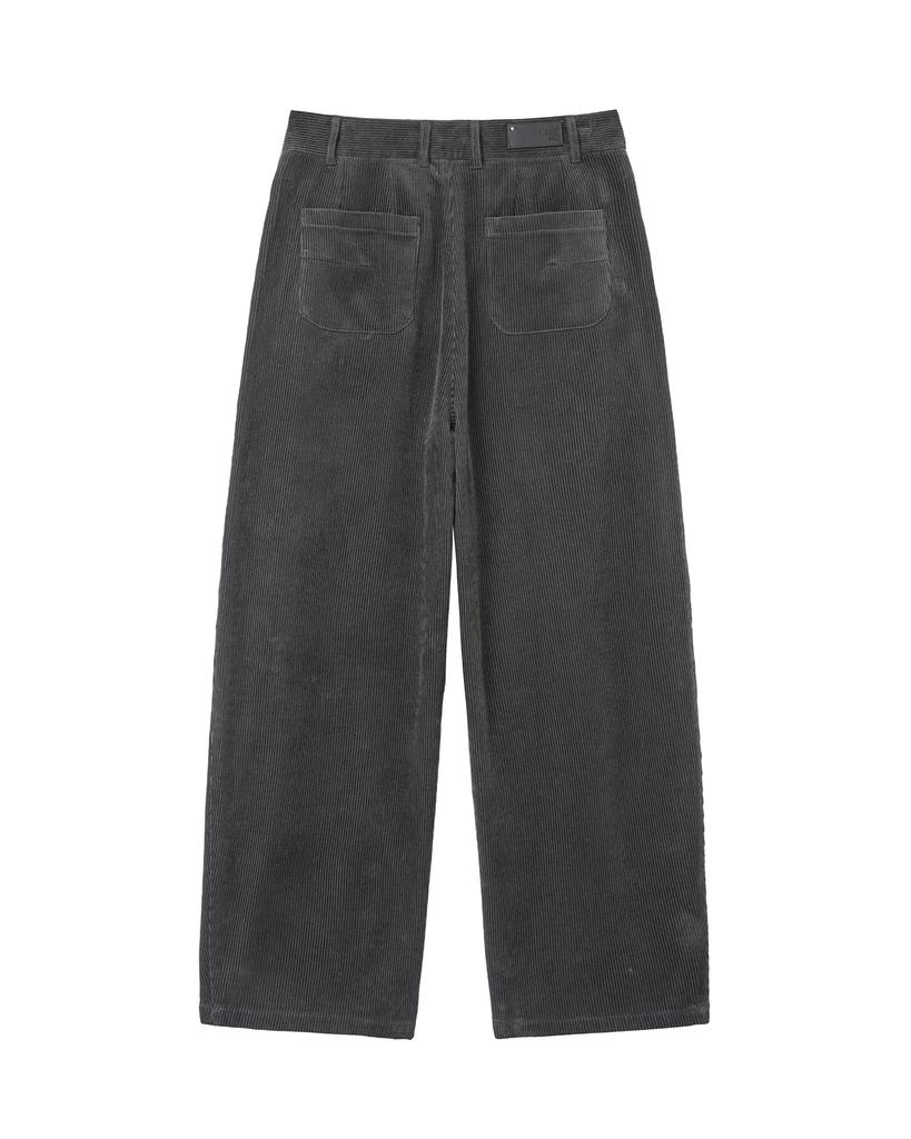 Misekiseoulmaen Corduroy Curved Pants Charcoal