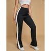 High-waisted, Slim-Fit, Wide-Leg Pants High Waist Slim-Fit Contrast Colors Wide-Leg Pants