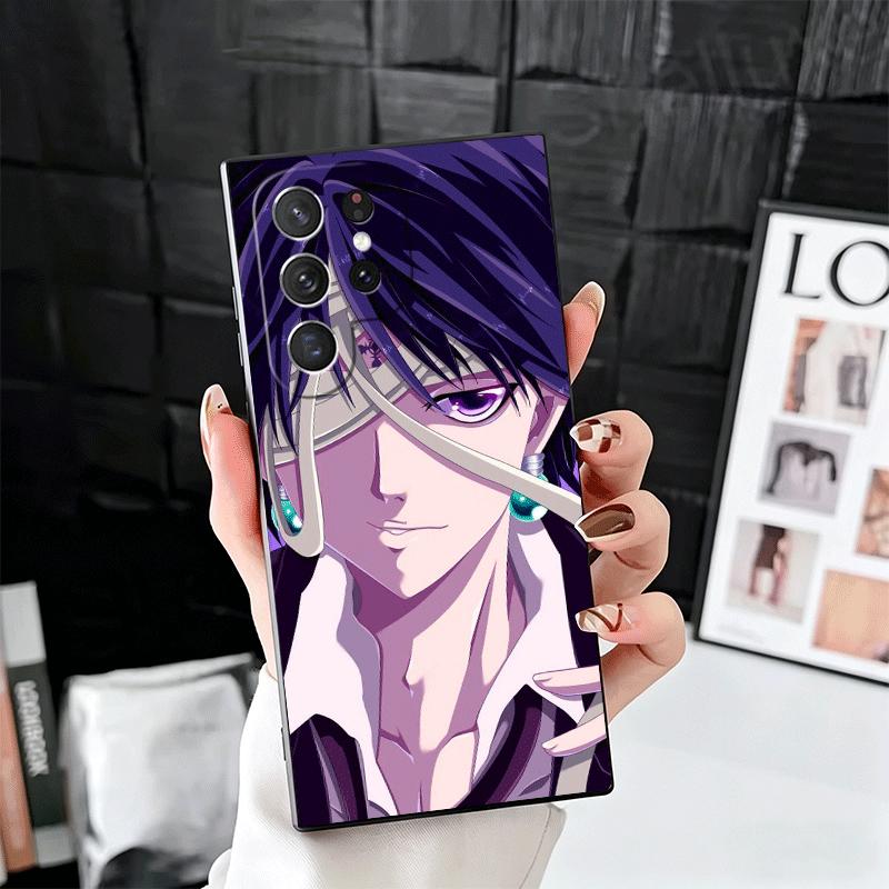 

Hunter X-Hunters Chrollo Soft Phone Case for Samsung Galaxy S26 S25 Edge S24 Ultra S23 Plus S22 S21 FE S20 Black Cover Back Shel Samsung S23 FE
