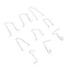 9pcs Bulb Retaining Spring Clips Universal Stainless Steel Headlight Dip Dipped Beam Bulb Holder Clips for H1 H3 H4 H7