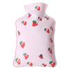 Hot Water Bottle Screw Top Good Sealing PVC Doggy Pattern Cold Weather Indoor Outdoor Mini Hot Compress Bag for Pain Relief