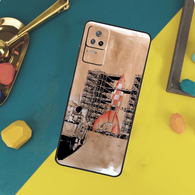 

Мультяшный чехол-ракета для Xiaomi 14T 11T 12T 13T Pro 13 14 15 Ultra POCO X7 Pro X3 X5 X6 F5 F6 M6 Pro Funda POCO X5 Pro