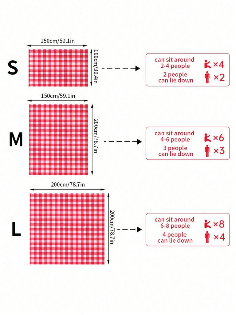 Foldable Picnic Mat Portable Sand Beach Mats Non-woven fabric Thicken Tent Camping Blanket Pad Moisture-proof Outdoor Picnic Mat