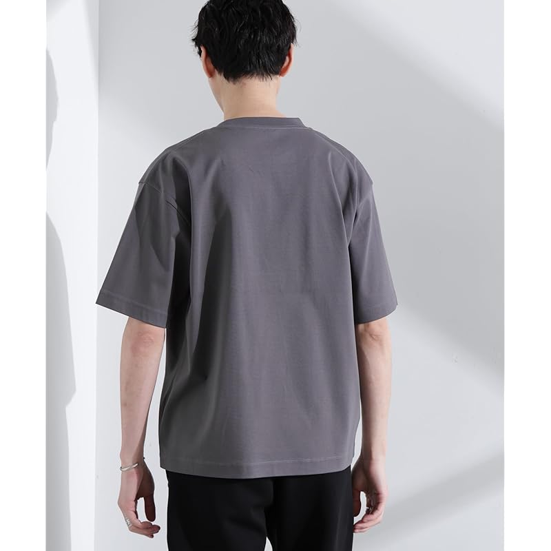 [Nano Universe] anti-smell BIG T-shirt short sleeve men's L 020 gray 672-5124204