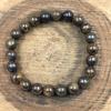 8mm Natural Bronzite Gemstone Handcrafted Stretch Bracelet7.5" Brown Stone Adjustable Bracelet For Your Love RBB-7