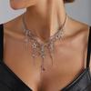 Star Drop Chain Necklace With Delicate Tassels Everyday Elegant Jewelry for Various Occasions