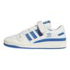 adidas Forum 84 Low White Trace Royal Unisex Sneakers Cream Cloud-White Cream-White JI4658