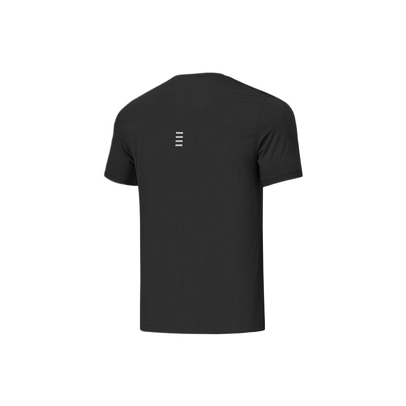 Skechers Godri Comfortable Sports Series Versatile Simple Trendy Short Sleeve T-Shirt Men Tops Black P325M042-0018