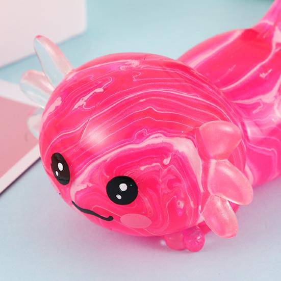 Cute Newt Shape Squeeze Toy TPR Soft Slow Rebound Toy Odorless Stress Relief Decompression Toy for Kids