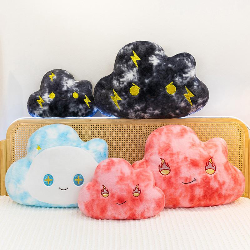 Cloud Shaped Plush For Girls Kids With Soft Pp Cotton Filling For Sleep And Lounge Decor