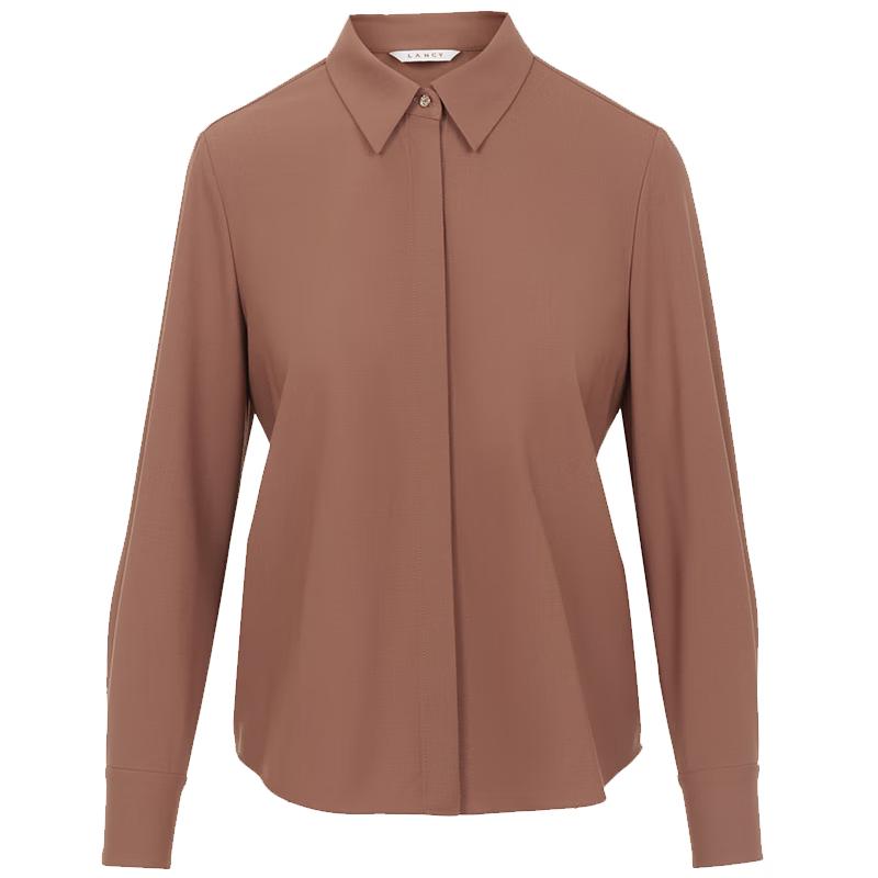 

Langzi Women s Wool Blend Polo Commuter Shirt M